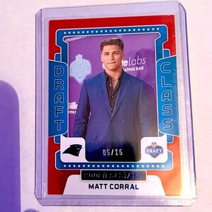 Matt Corral Draft Class True Red Blue Parallel RC /15 SSP